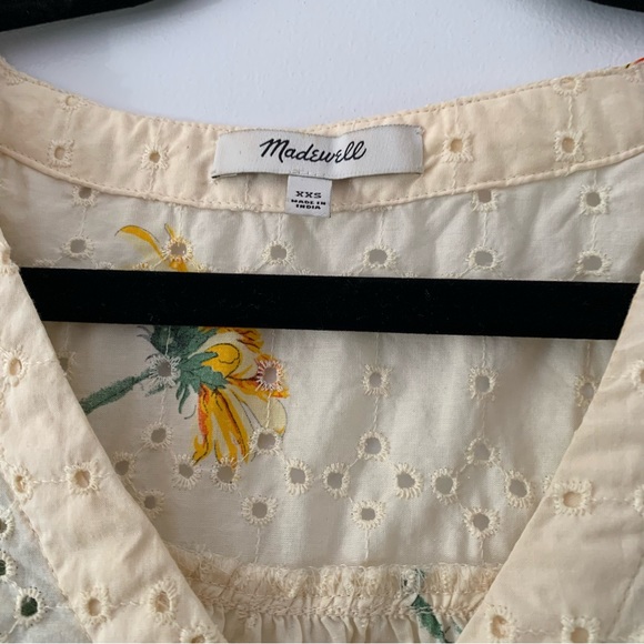 Madewell floral top XXS - Picture 2 of 4